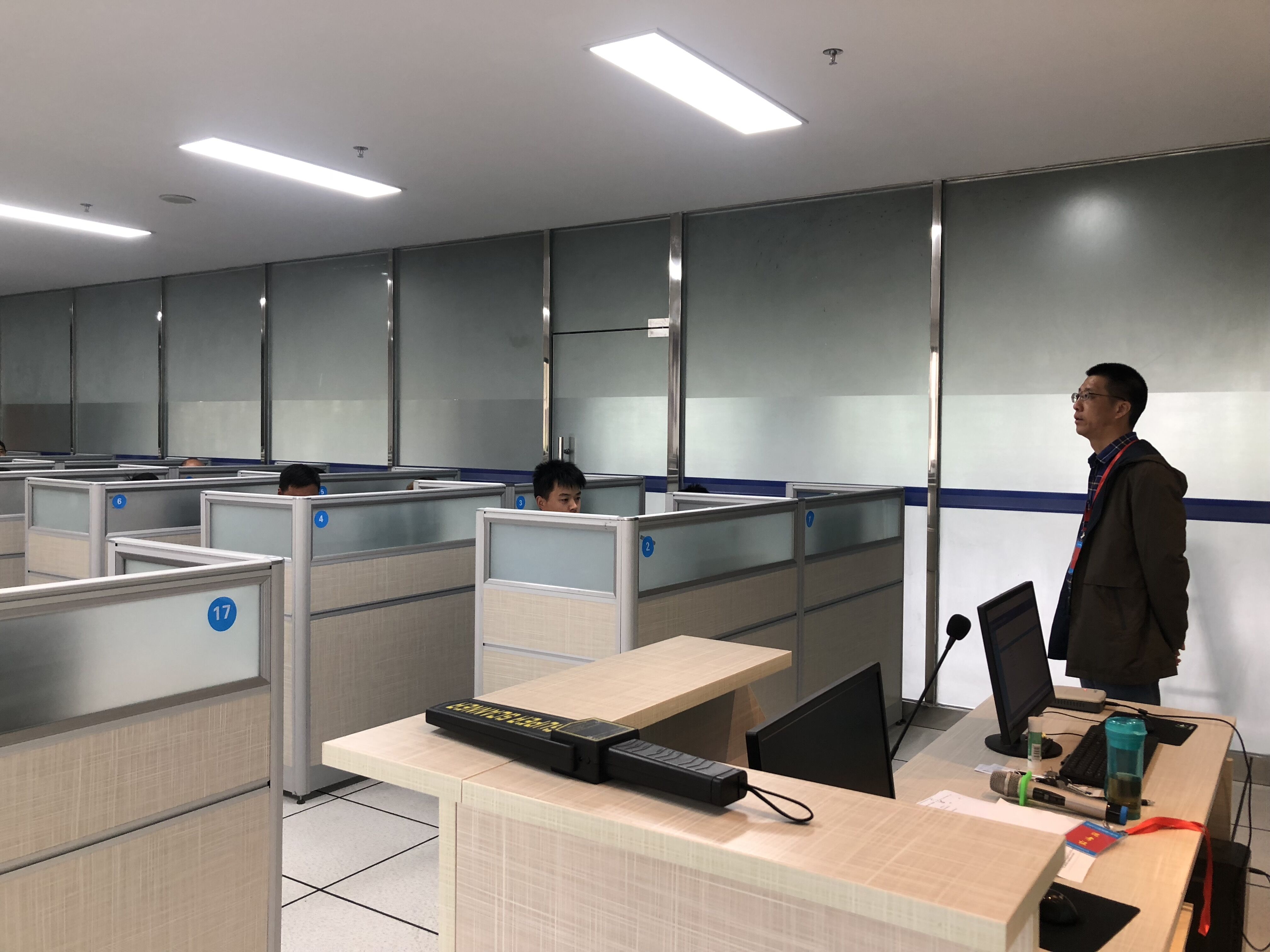 2018年5月11日黃山市建筑施工企業“安管人員”機考現場
